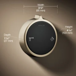 Two-outlet bath/shower digital control