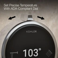 Two-outlet bath/shower digital control