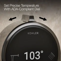 Two-outlet bath/shower digital control
