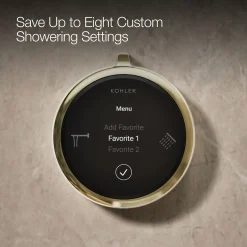Two-outlet bath/shower digital control