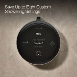 Two-outlet bath/shower digital control