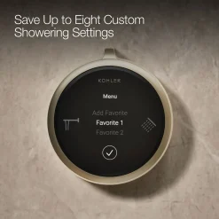 Two-outlet bath/shower digital control