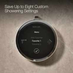 Two-outlet bath/shower digital control