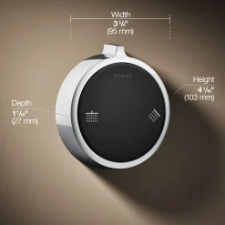 Two-outlet shower digital control
