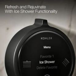 Two-outlet shower digital control