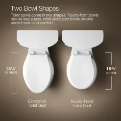 Two-piece elongated comfort height toilet, 1.28 gpf