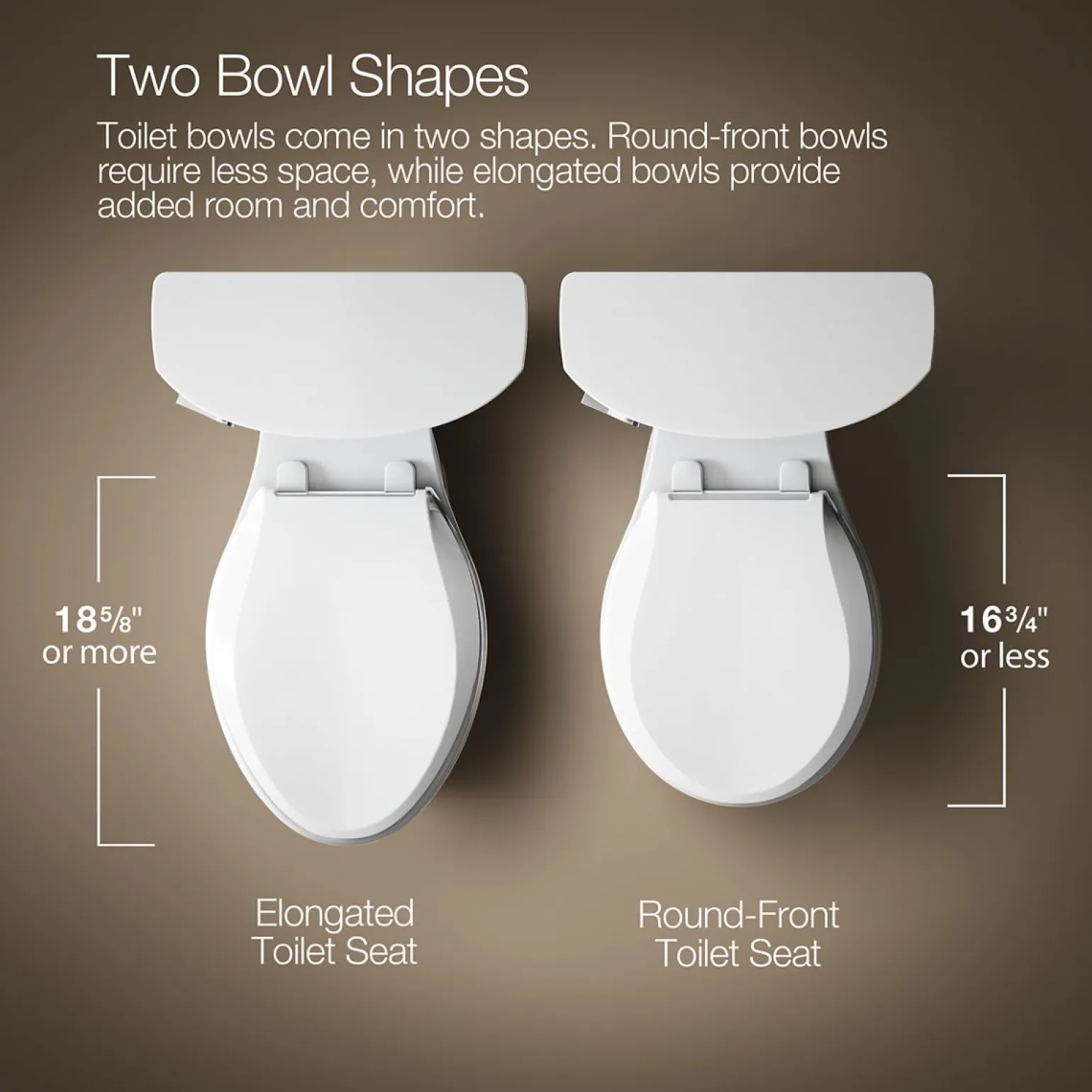 Two-piece elongated comfort height toilet, 1.28 gpf