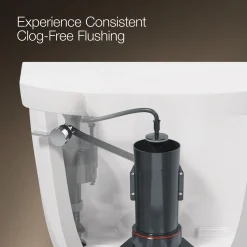 Two-piece elongated comfort height toilet, 1.28 gpf