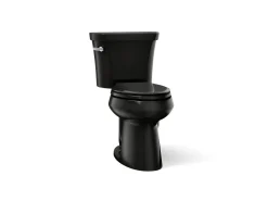 Two-piece elongated comfort height toilet, 1.28 gpf