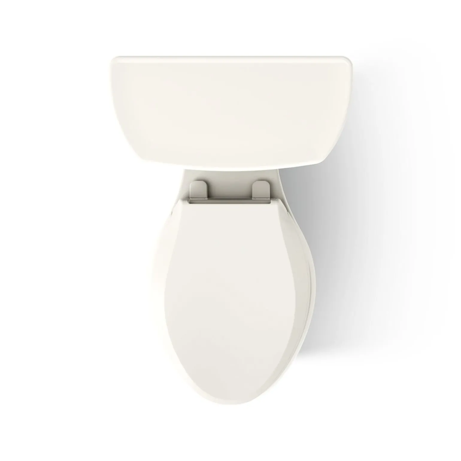 Two-piece elongated comfort height toilet, 1.28 gpf