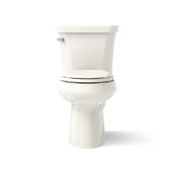 Two-piece elongated comfort height toilet, 1.28 gpf