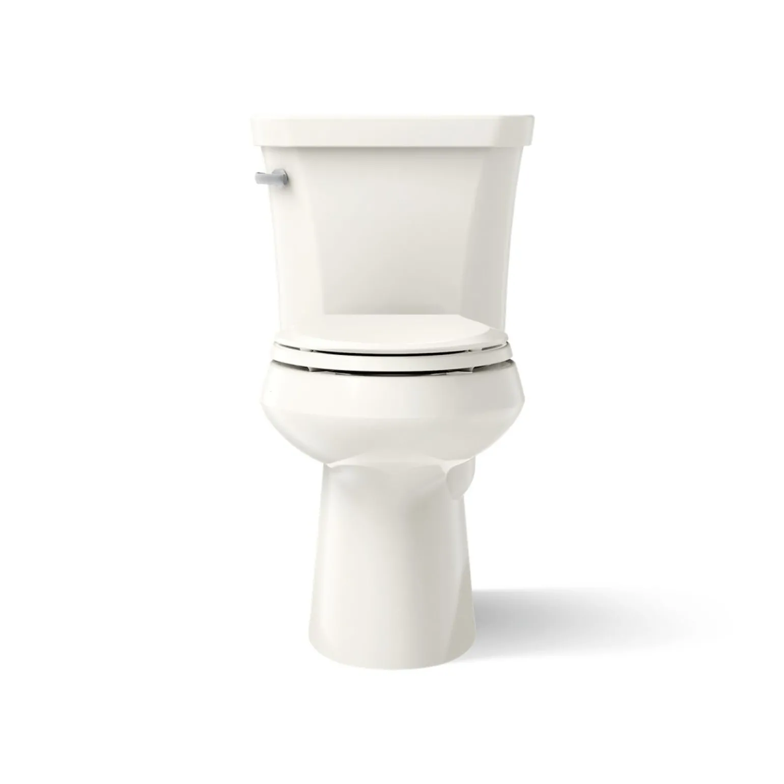 Two-piece elongated comfort height toilet, 1.28 gpf