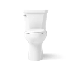 Two-piece elongated toilet, 1.6 gpf
