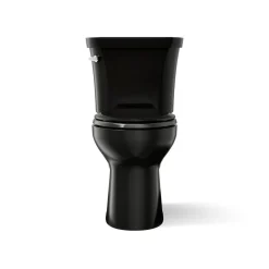 Two-piece elongated toilet, 1.28 gpf