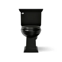 Two-piece elongated toilet, 1.28 gpf