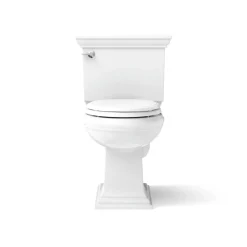 Two-piece elongated toilet, 1.6 gpf