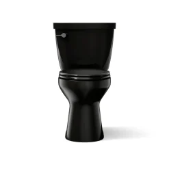 Two-piece elongated toilet, 1.6 gpf