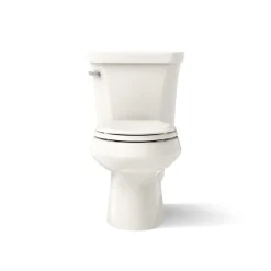 Two-piece elongated toilet, 1.6 gpf