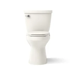 Two-piece elongated toilet, 1.6 gpf