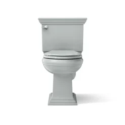 Two-piece round-front toilet, 1.28 gpf