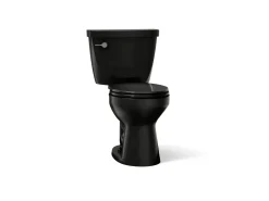 Two-piece round-front toilet, 1.6 gpf