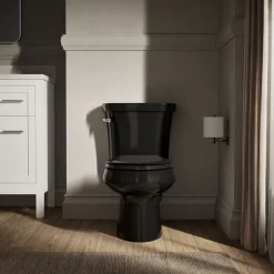 Two-piece round-front toilet, 1.6 gpf