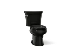 Two-piece round-front toilet, 1.6 gpf