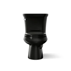 Two-piece round-front toilet, 1.6 gpf