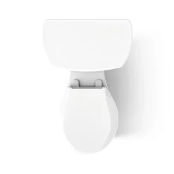 Two-piece round-front toilet, 1.28 gpf