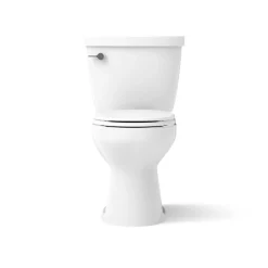 Two-piece round-front toilet, 1.6 gpf