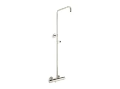 Two-way exposed thermostatic valve and shower column kt