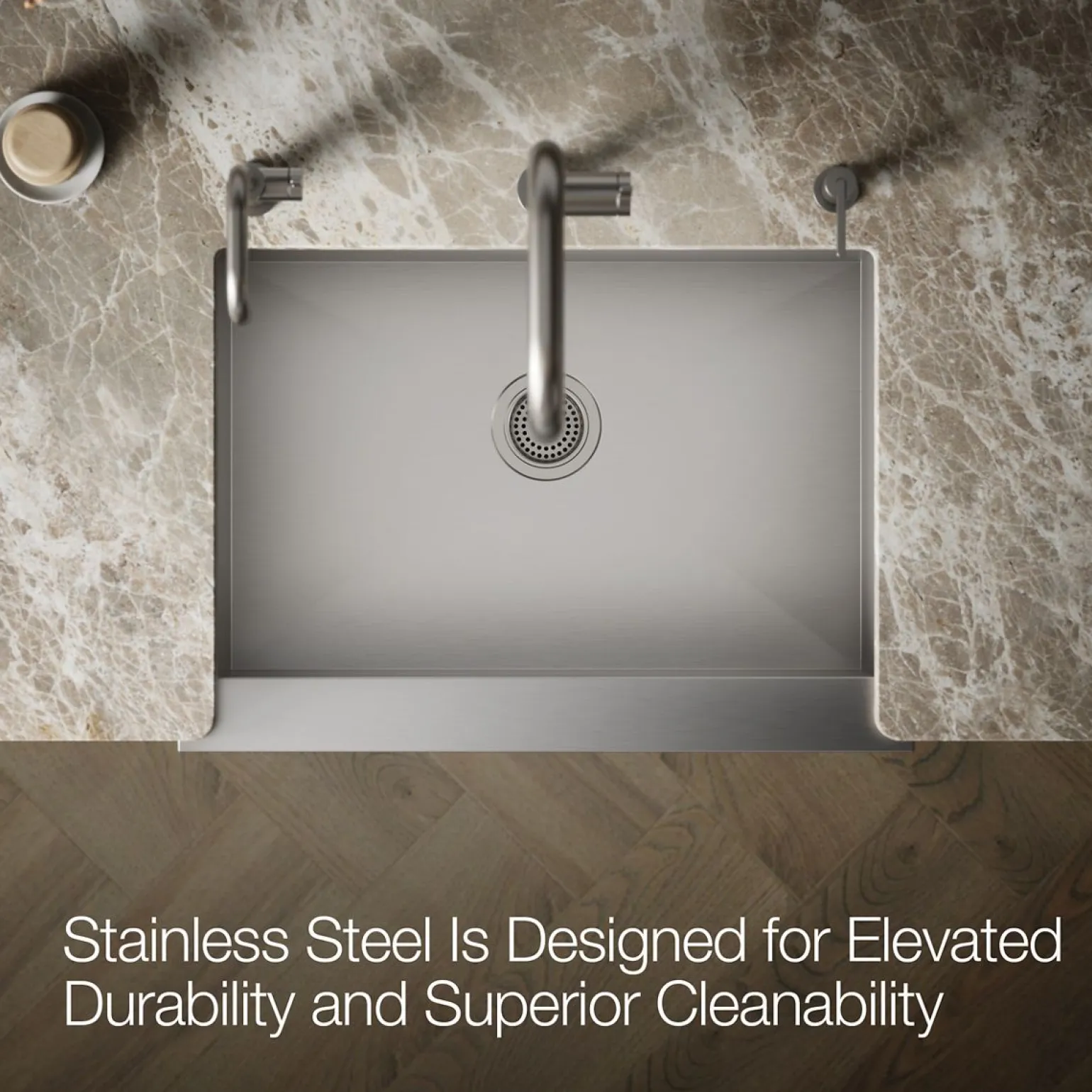 29-1/2" undermount single-bowl farmhouse kitchen sink