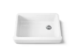 32-1/2" undermount single-bowl farmhouse kitchen sink
