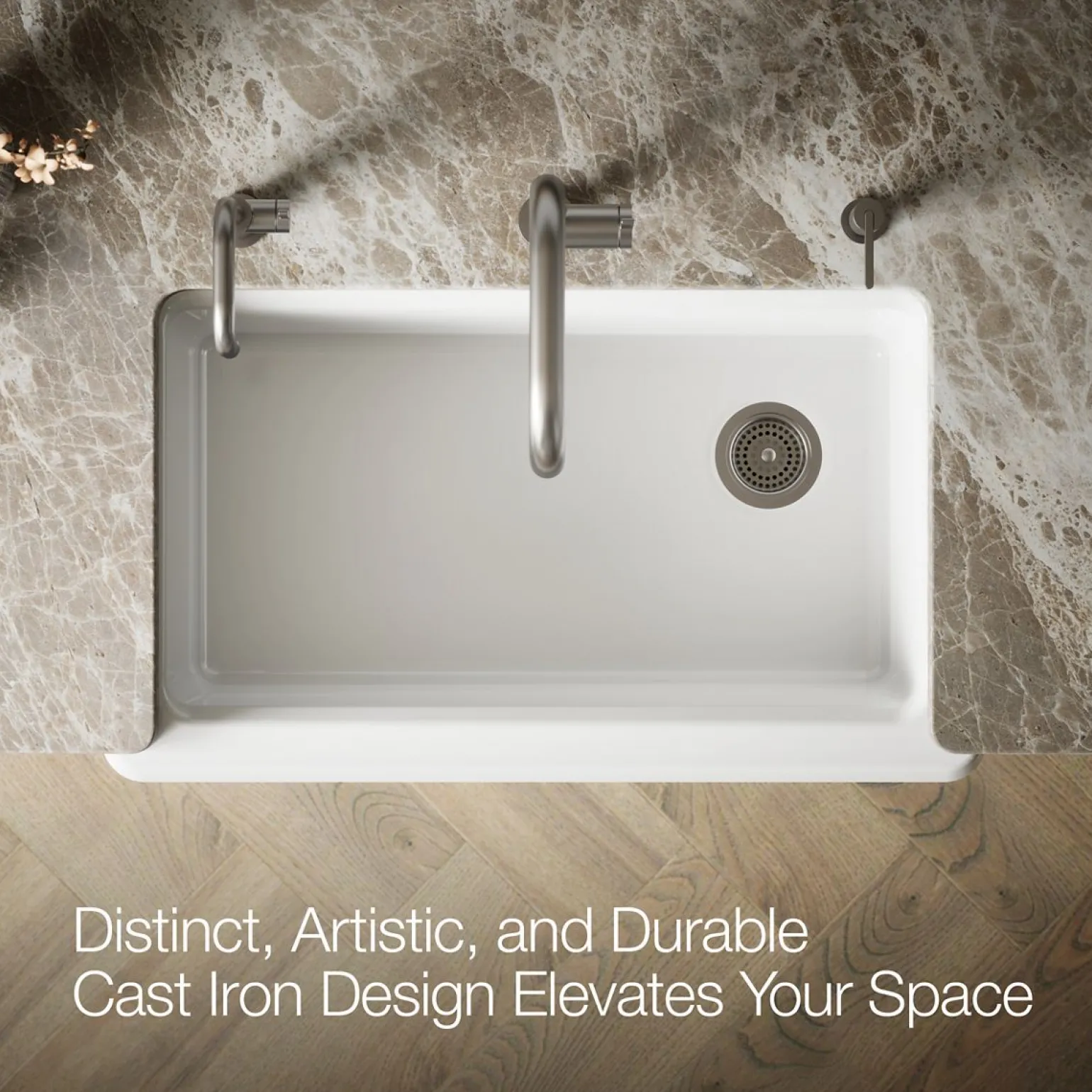 35-3/4" undermount single-bowl farmhouse workstation kitchen sink