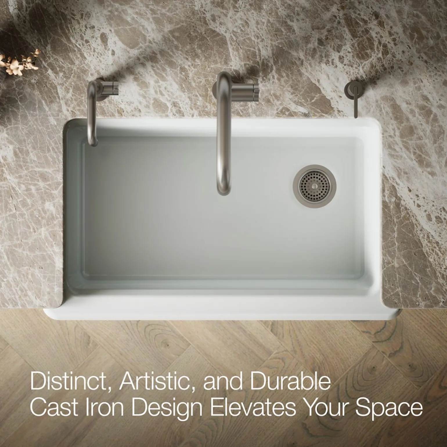 35-3/4" undermount single-bowl farmhouse workstation kitchen sink