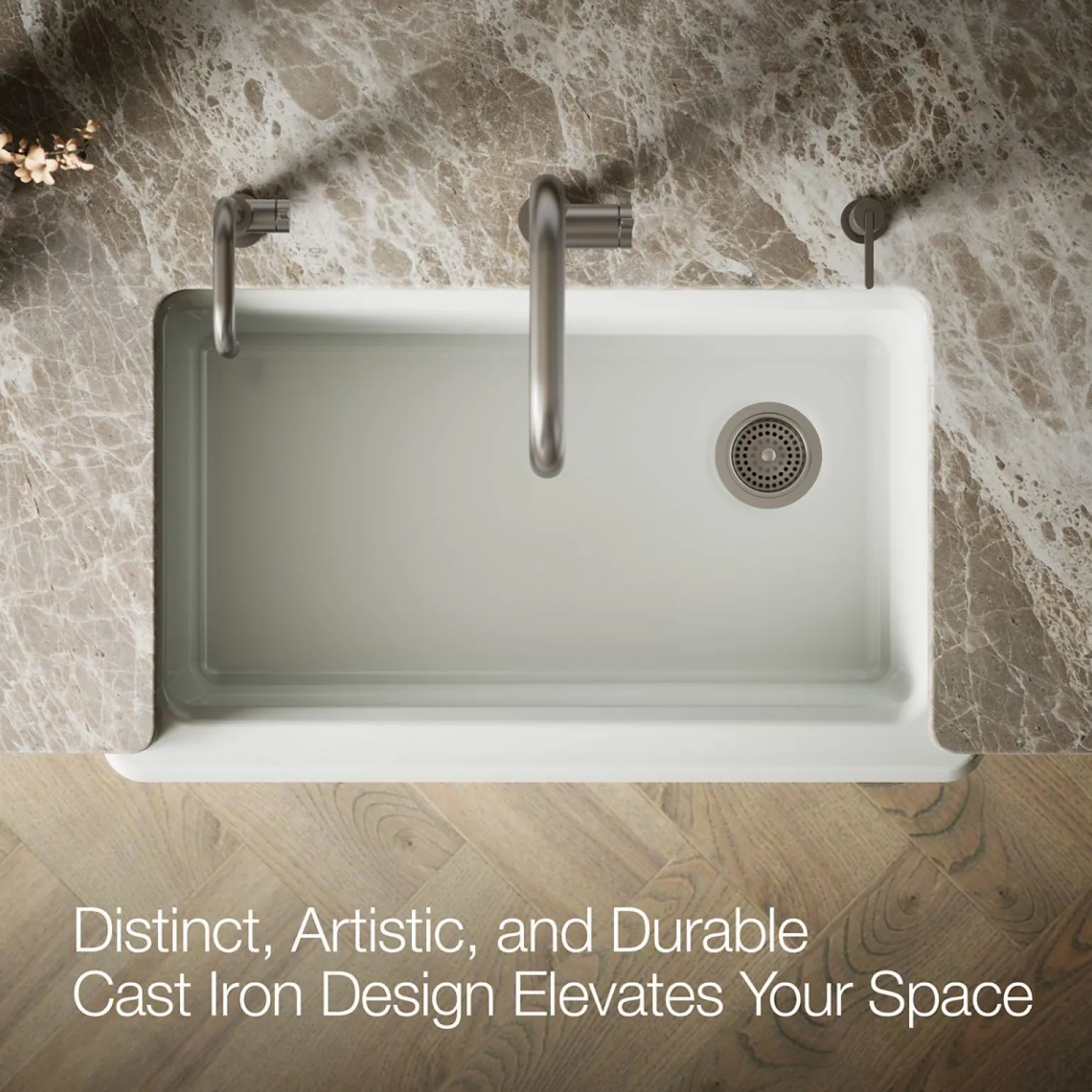 35-3/4" undermount single-bowl farmhouse workstation kitchen sink