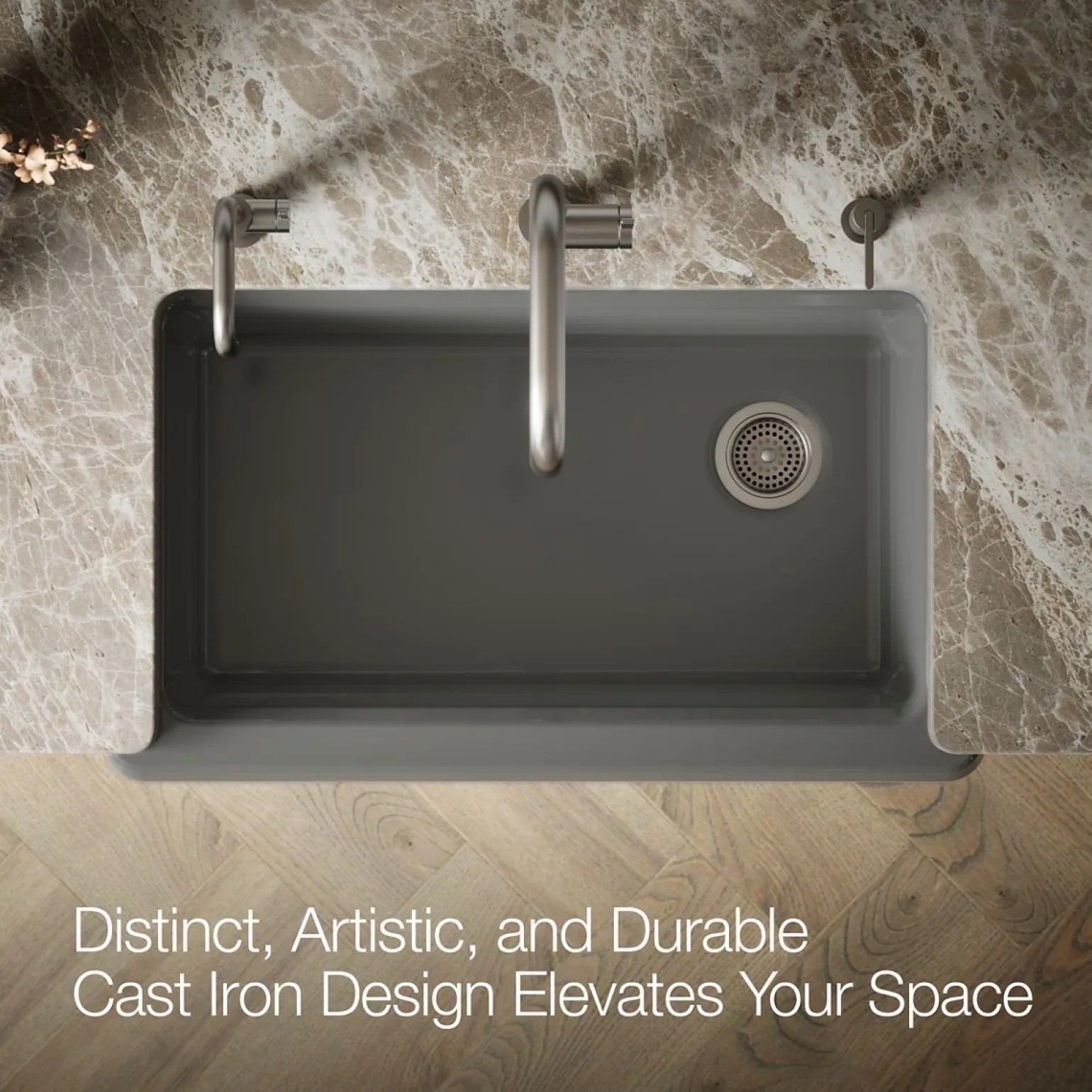 35-3/4" undermount single-bowl farmhouse workstation kitchen sink