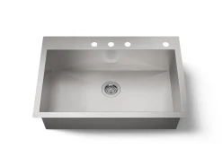 32" undermount single-bowl kitchen sink