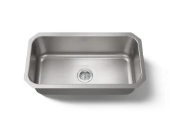 31-1/4" undermount single-bowl kitchen sink