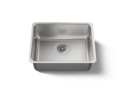 23" undermount single-bowl kitchen sink