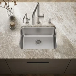23" undermount single-bowl kitchen sink