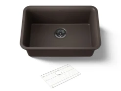 27-1/2" undermount single-bowl kitchen sink