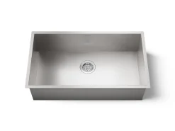 32" undermount single-bowl large kitchen sink