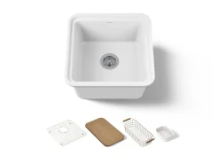 18-5/8" undermount workstation bar sink