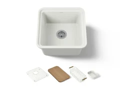 18-5/8" undermount workstation bar sink