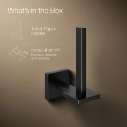 Vertical toilet paper holder
