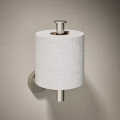 Vertical toilet paper holder