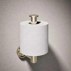 Vertical toilet paper holder
