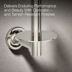 Vertical toilet paper holder