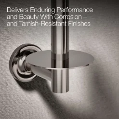 Vertical toilet paper holder